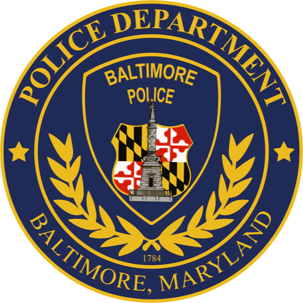 baltimore pd md badge